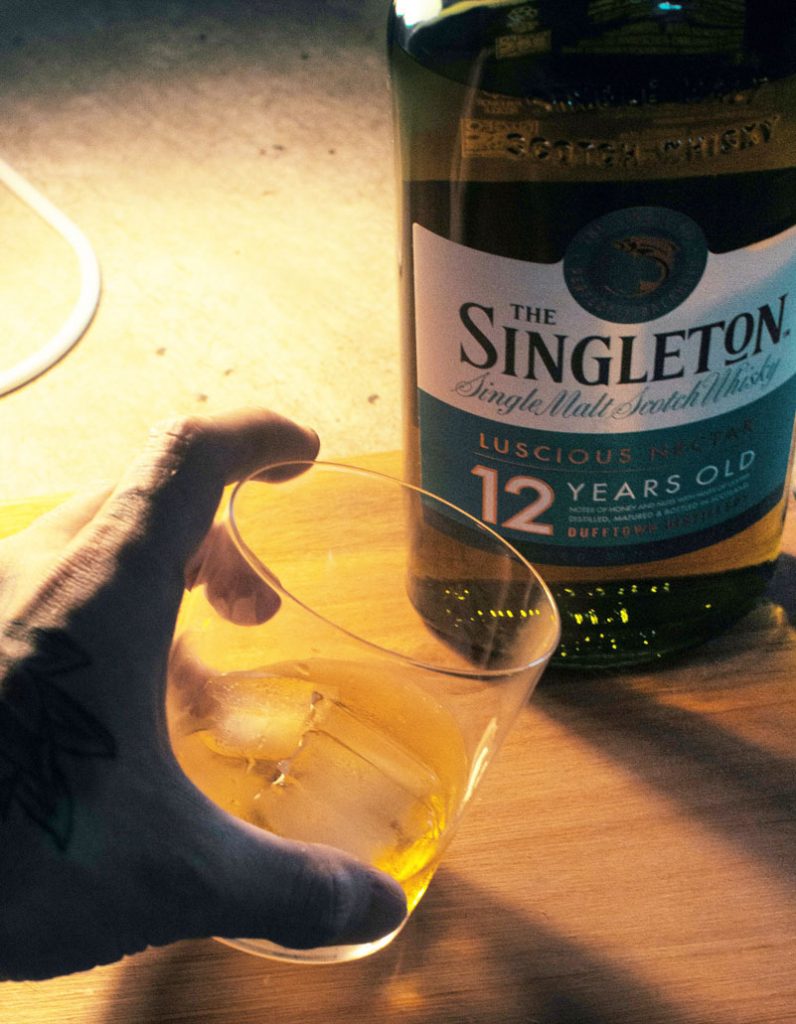 Bottle of Singleton whisky